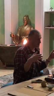 Кадр из публикации: чайныйЦигун с Евгением Пименовым 🧘🏻‍♂️🍵