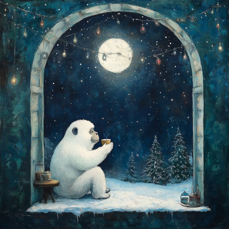 Сегодня приглашаем на празднование Нового Года вместе с Белой Обезьяной 🐵🎄 — фото 1