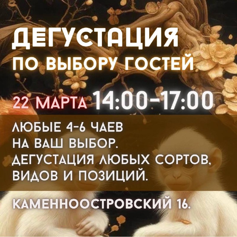 Расписание мероприятий Марта в Белой Обезьяне 🐵🗓️ — фото 2