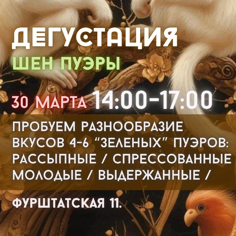 Расписание мероприятий Марта в Белой Обезьяне 🐵🗓️ — фото 5