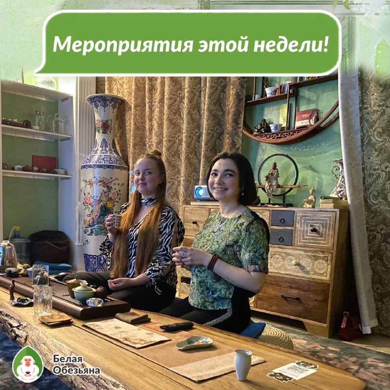 Друзья, приглашаем вас на майские встречи в «Белой Обезьяне» — с чаем, глубокими вкусами и… — фото 2