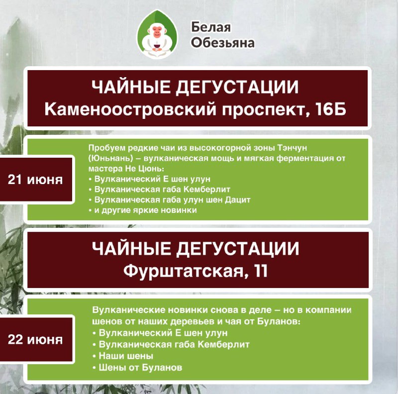 Приглашаем вас на ароматную и насыщенную неделю в «Белой Обезьяне»! 🙈 — фото 2