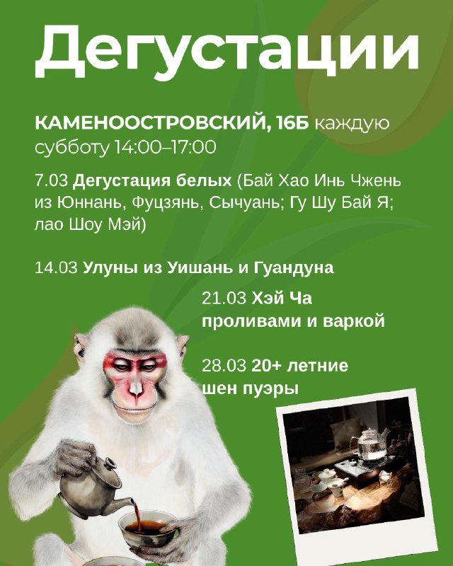 МАРТОВСКИЕ ДЕГУСТАЦИИ И СОБЫТИЯ «БЕЛОЙ ОБЕЗЬЯНЫ» — фото 3