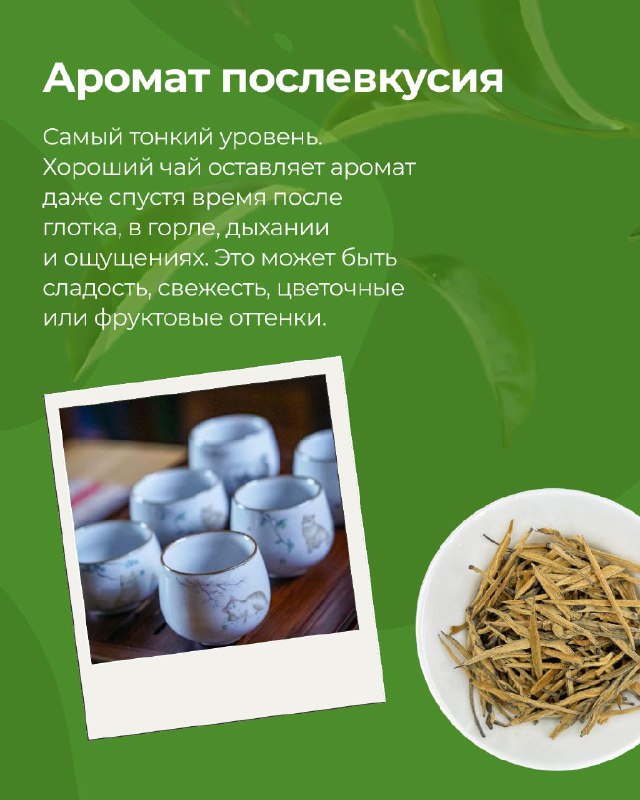 Аромат - это одна из самых тонких и важных сторон чая. В китайской чайной культуре считается,… — фото 8